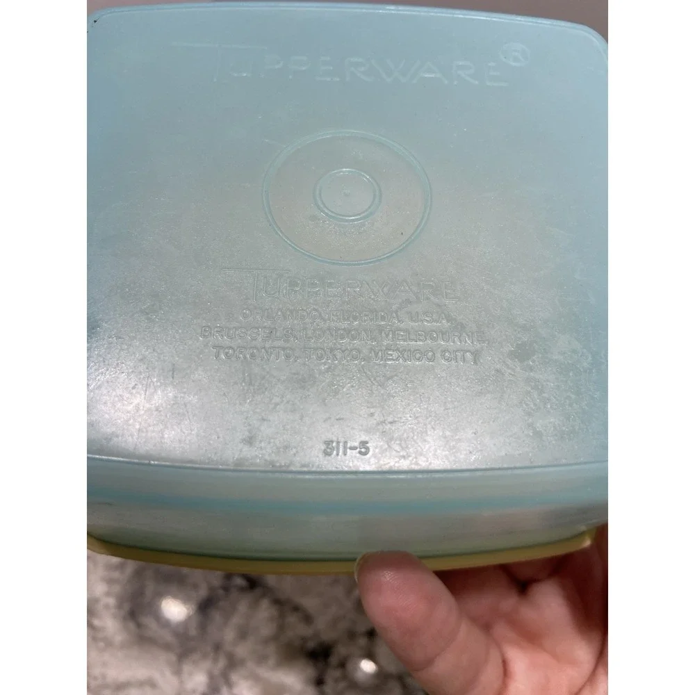 Vintage Tupperware Storage Freezer Containers 4 Bowls With Lids
